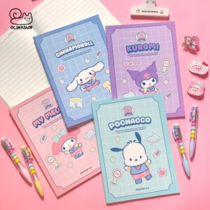 Vở B5 Sanrio nền kẻ ô (80tr)